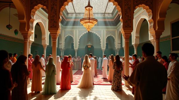 Vivez l'essence du mariage algérien à travers ses traditions
